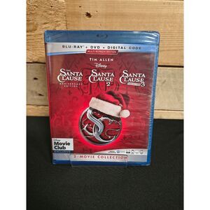 NEW & Sealed The Santa Clause 3-Movie Collection BluRay + DVD + Digital Code